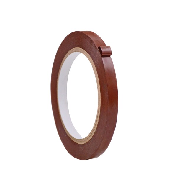 Wod Tape PVC, Dark Brown, 3/8 inch (9mm) W., 6 mil Thickness, 128 PK - WOD VTC366-00375-128-36-DBR
