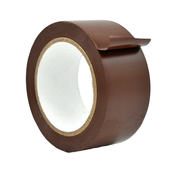 Wod Tape PVC, Dark Brown, 2 inch (48mm) W., 5 mil Thickness, 24 PK - WOD VTC605-02000-24-60-DBR