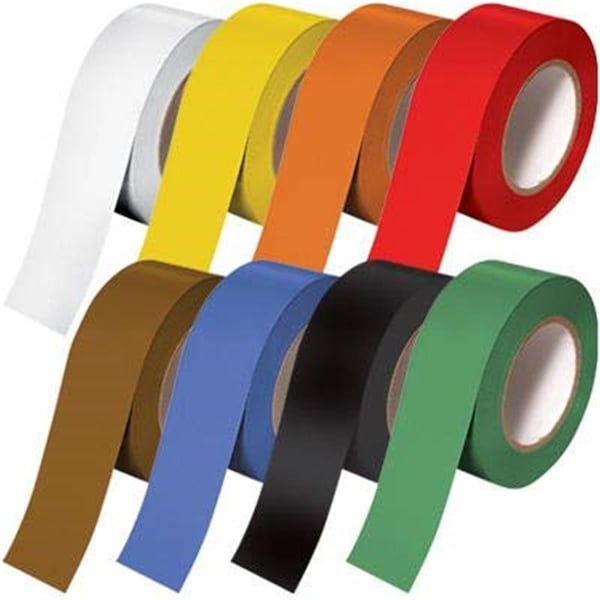 Homestead PST112 1 x 108 in. Red Aisle Marking Tape - HO3020792