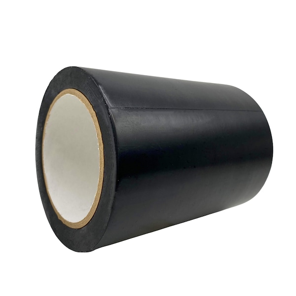 Wod Tape PVC, Black, 6 inch (144mm) W., 5 mil Thickness, 8 PK - WOD VTC605-06000-8-60-BLA