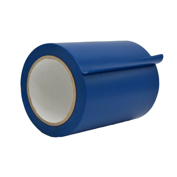 Wod Tape PVC, Dark Blue, 6 inch (144mm) W., 6 mil Thickness, 8 PK - WOD VTC606-06000-8-60-DBL