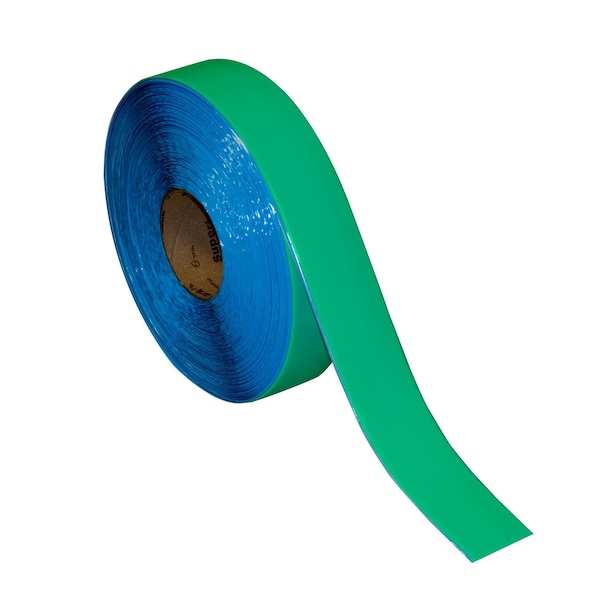 Superior Mark Floor Marking Tape, 2in x 100Ft , Green - IN-40-209I