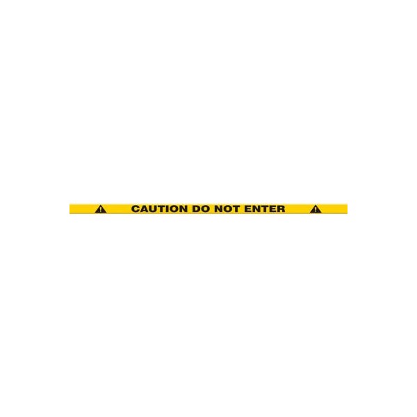Accuform Accuform Tough-Mark Heavy-Duty Message Strip, Caution Do Not Enter, 2inx48in - PTP234