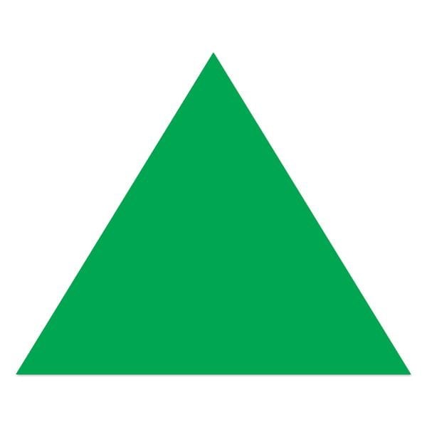 Ergomat 7in DuraStripe Supreme Arrow Head DuraStripe Green, 50PK - DSV-ARROWHEAD-7-G-KIT