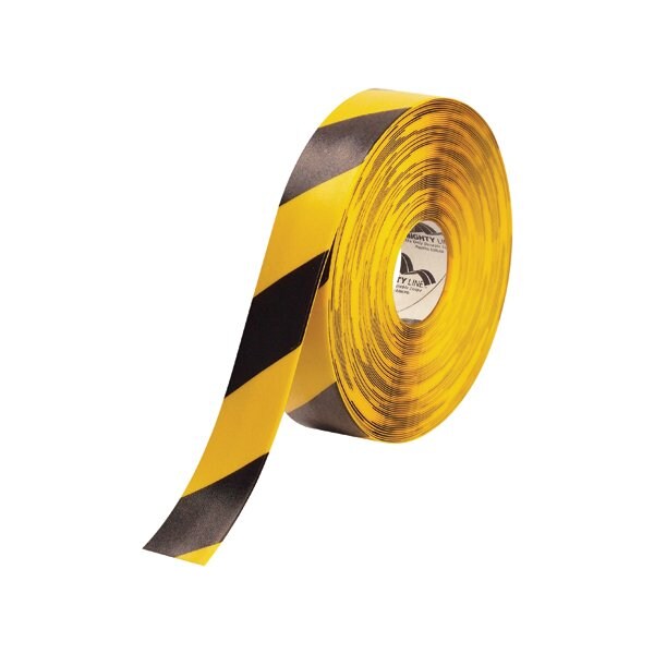 Bsc Preferred 2'' x 100' Yellow/Black Mighty Line Deluxe Safety Tape - BUY00030230