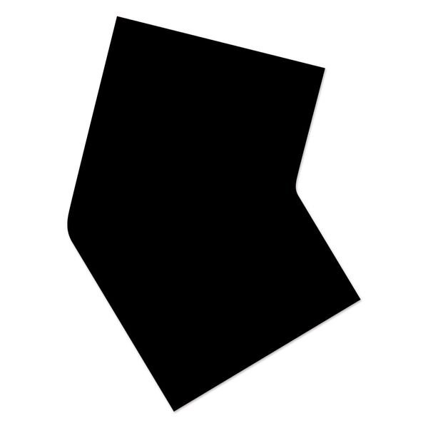 Ergomat DuraStripe Supreme 4in 45 degrees Angle Corners Black, 30PK - DSV-C4-BK-45ANGLE-KIT