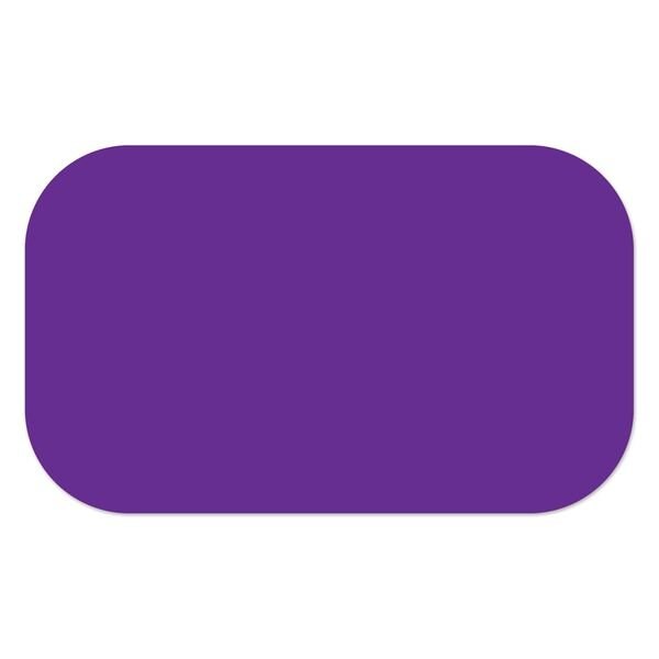 Ergomat 2inx12in DuraStripe Xtreme Rounded Strip Purple, 36PK - DSX-STRIP-2X12R-P-KIT