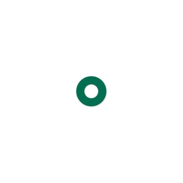 Ergomat Xtreme 6in Donut-3.5in Center Green, 20PK - DSX-CIRCLE-6-G-KIT