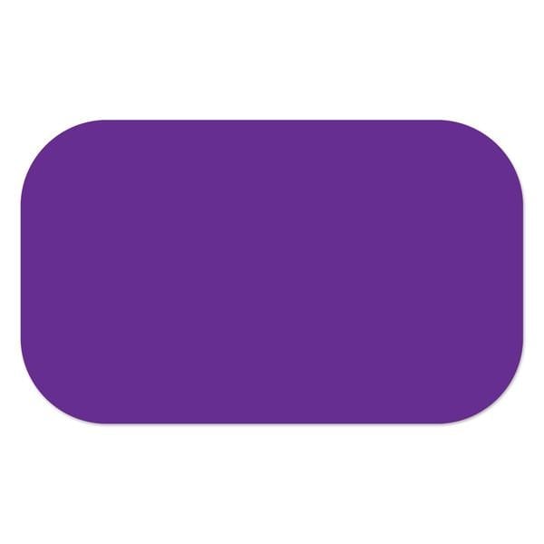 Ergomat 3inx6in DuraStripe Xtreme Rounded Strip Purple, 50PK - DSX-STRIP-3X6R-P-KIT