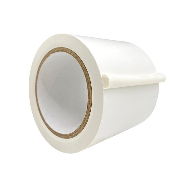 Wod Tape Floor Marking Tape, PVC, White, 4 inch (96mm) W., 5 mil Thickness, 12 PK - WOD VTC605-04000-12-60-WHI