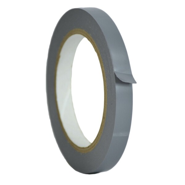 Wod Tape PVC, Gray, 1/2 inch (12mm) W., 6 mil Thickness, 96 PK - WOD VTC606-00500-96-60-GRA