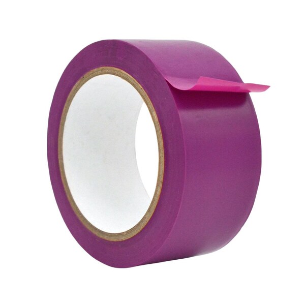 Wod Tape PVC, Purple, 2 inch (48mm) W., 6 mil Thickness, 24 PK - WOD VTC606-02000-24-60-PUR
