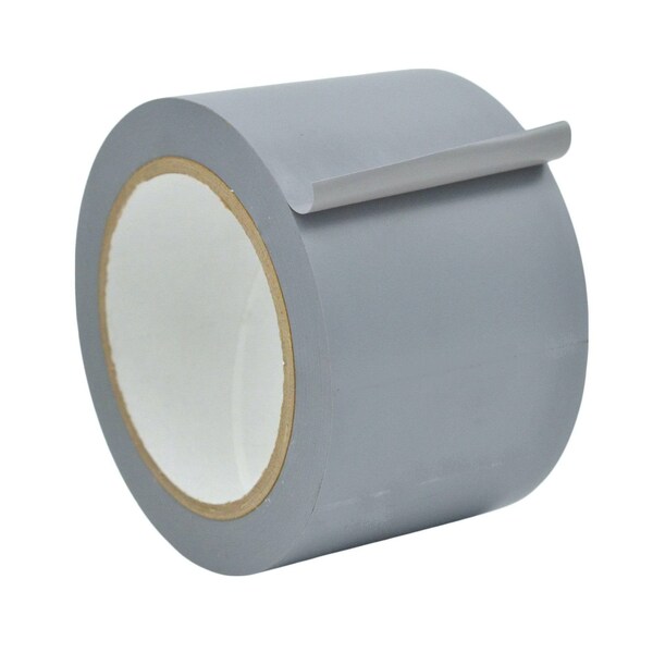 Wod Tape PVC, Gray, 3 inch (72mm) W., 6 mil Thickness, 16 PK - WOD VTC606-03000-16-60-GRA