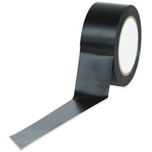 Swivel 3 in. x 36 yds. Black Solid Vinyl Safety Tape - SW2208373
