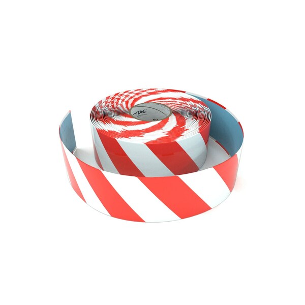 Safetytac Flexible PVC, 4 in W., 100 ft L., Peak: 30 mil / Edge: 5 mil Thickness - STH471