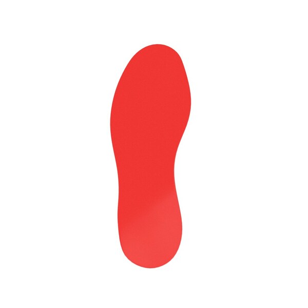 Smart Stripe Smart Stripe Footprints, Vinyl film, 3.5 in W., 10 in L., 4 mil Thickness, 20 PK - SSF04
