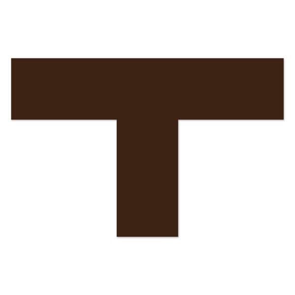 Ergomat DuraStripe Xtreme 9.5inx9.5inx3.5in Tfts Brown, 15PK - DSX-T9.5-BR-KIT