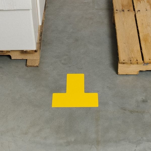 Brady Floor Marking Tape, Polyester, No Legend, Yellow, 3 in W., 8 mil Thickness, 20 PK - 104451