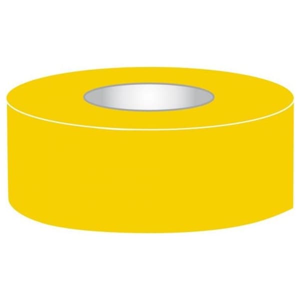 Accuform TAPE DURABLE MARKING TAPE 2 in x 100FT PTE102YL - PTE102YL