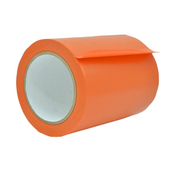 Wod Tape PVC, Orange, 49 inch (1250mm) LOG W., 6 mil Thickness - WOD VTC606-49000-LOG-60-ORA