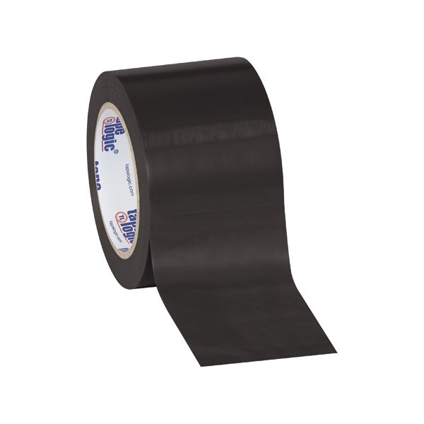Tape Logic 3'' x 36 yds. Black Tape Logic Solid Vinyl Safety Tape, 16PK - BUY00021670