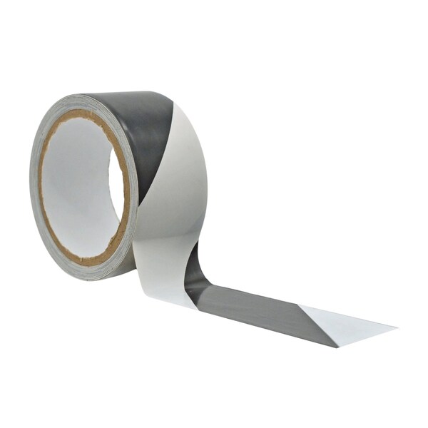 Wod Tape Laminated PVC, Black/White, 1 inch (24mm) W., 6 mil Thickness, 48 PK - WOD VSWT367L-01000-48-36-BW