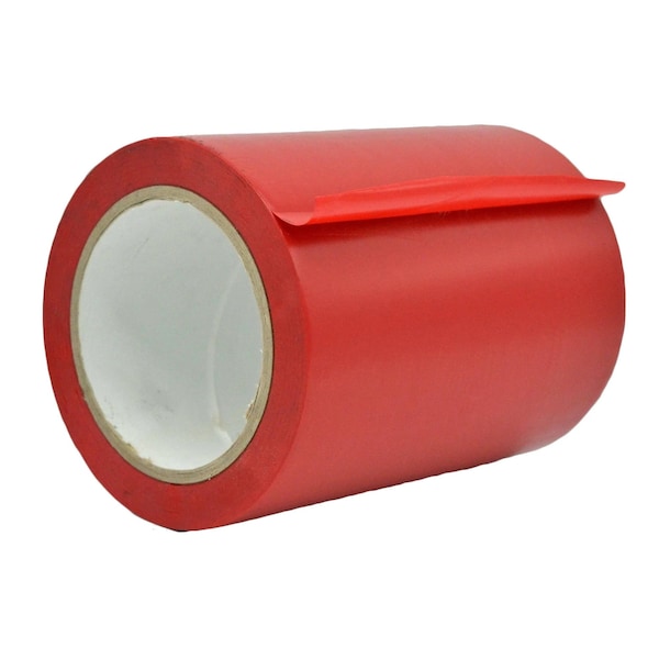 Wod Tape PVC, Red, 49 inch (1250mm) LOG W., 6 mil Thickness - WOD VTC606-49000-LOG-60-RED