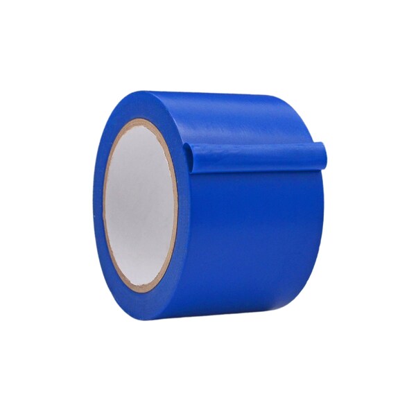 Wod Tape PVC, Dark Blue, 4 inch (96mm) W., 6 mil Thickness, 12 PK - WOD VTC366-04000-12-36-DBL
