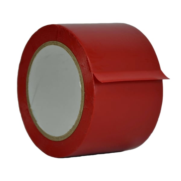 Wod Tape Floor Marking Tape, PVC, Yellow, 3 inch (72mm) W., 6 mil Thickness, 16 PK - WOD VTC366P-03000-16-36-YEL
