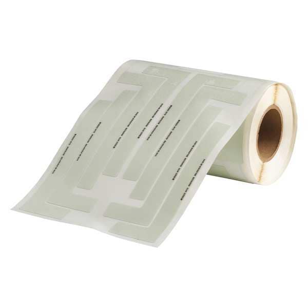 Brady Floor Marking Tape, Antislip Polyester, No Legend, White, 3 in W., 19 mil Thickness, 520 PK - 81735