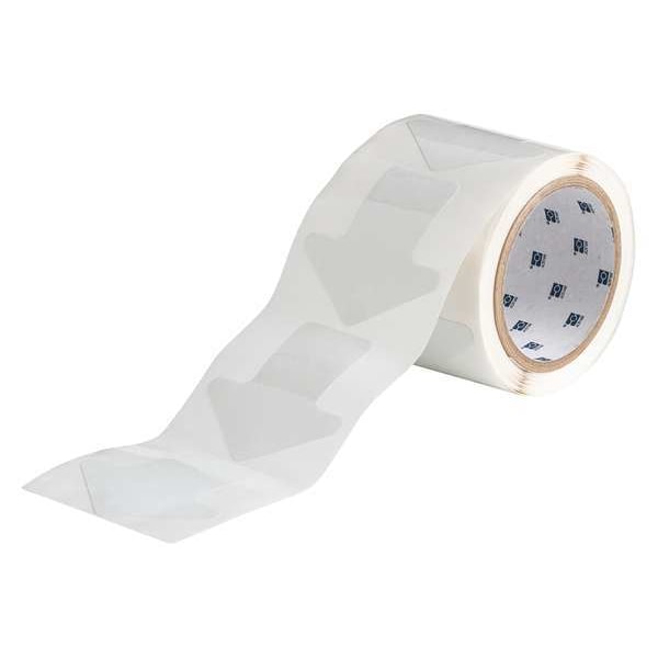 Brady Floor Marking Tape, Polyester, No Legend, Green, 3 in W., 8 mil Thickness, 100 PK - 93275