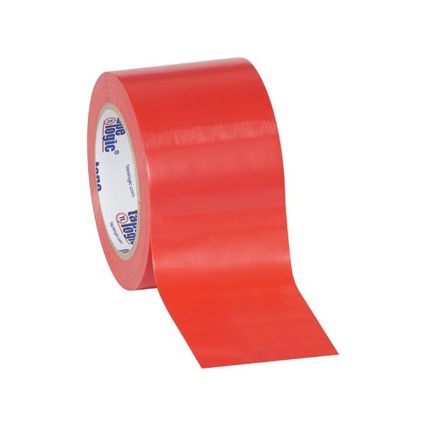 Tape Logic 3'' x 36 yds. Red Tape Logic Solid Vinyl Safety Tape, 3PK - T93363PKR