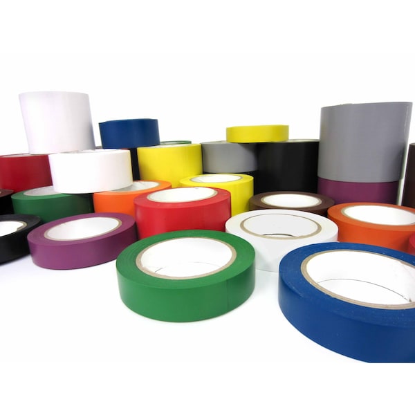 Creative Safety Supply Elasticized Vinyl film, 2 in W., 108 ft L., 4 mil Thickness - V206
