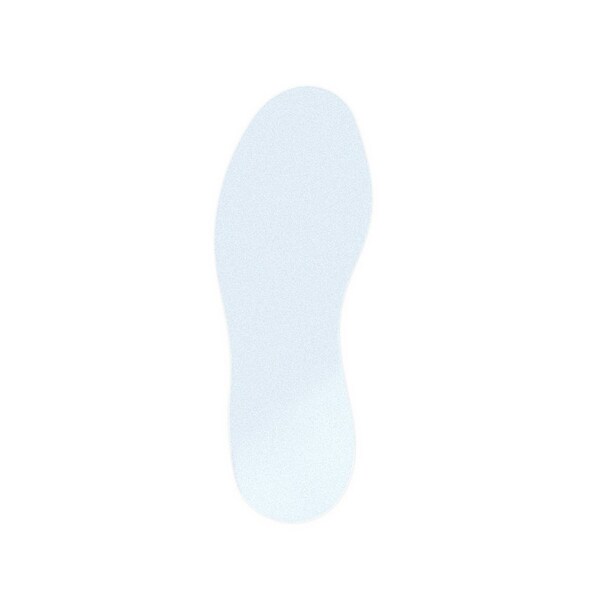 Smart Stripe Smart Stripe Footprints, Vinyl film, 3.5 in W., 10 in L., 4 mil Thickness, 20 PK - SSF02