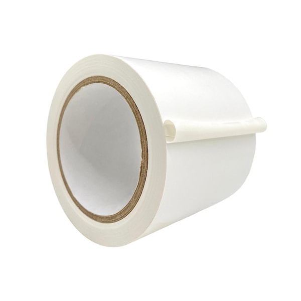 Wod Tape Floor Marking Tape, PVC, White, 4 inch (96mm) W., 6 mil Thickness, 12 PK - WOD VTC606-04000-12-60-WHI