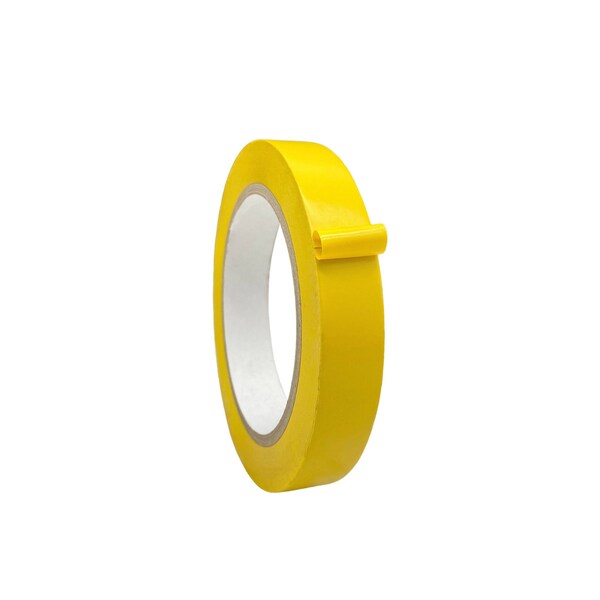 Wod Tape Floor Marking Tape, PVC, Yellow, 3/4 inch (18mm) W., 6 mil Thickness, 64 PK - WOD VTC366-00750-64-36-YEL