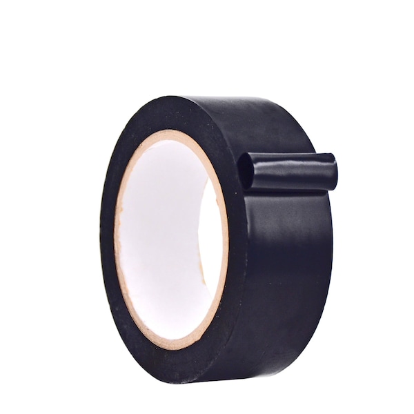 Wod Tape PVC, Black, 1.5 inch (36mm) W., 6 mil Thickness, 32 PK - WOD VTC366-01500-32-36-BLA