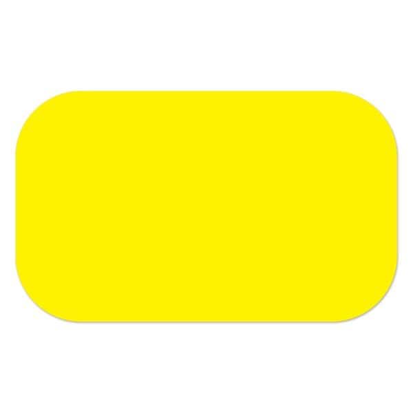 Ergomat 4inx12in DuraStripe Xtreme Round Strip Yellow, 20PK - DSX-STRIP-4X12R-Y-KIT
