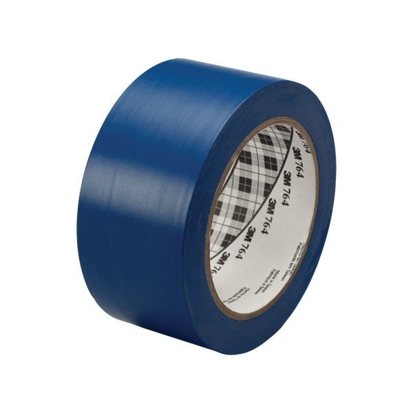 3M 2'' x 36 yds. Blue 3M 764 Vinyl Tape, 24PK - BUY00023520