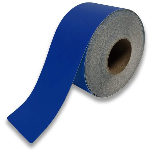 Pristine Products Blue, Industrial Floor Tape, 4'' x 100 ft - Q4B
