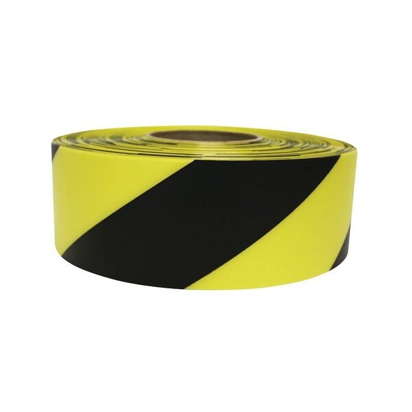 Ergomat Durastripe Cold Storage Aisle Striping - Black/Yellow Hazard 4in x 100ft - DSCS4100BK/Y