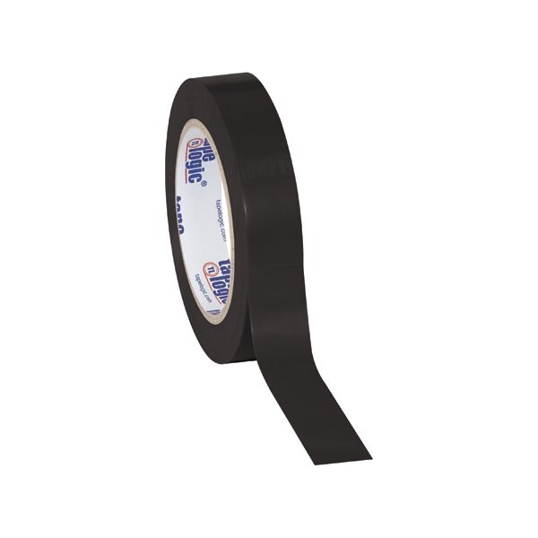 Tape Logic 1'' x 36 yds. Black Tape Logic Solid Vinyl Safety Tape, 48PK - BUY00016184