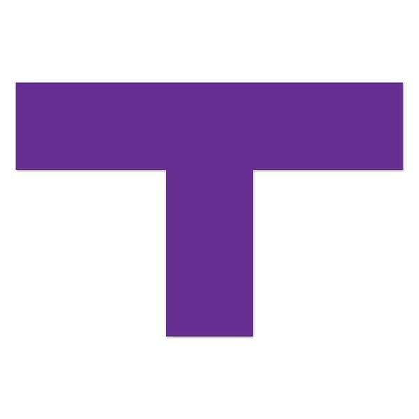 Ergomat DuraStripe Xtreme 4inx6inx2in Tfts Purple, 50PK - DSX-T4-P-KIT