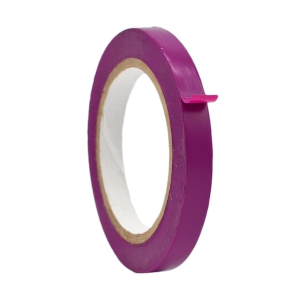 Wod Tape PVC, Purple, 1/2 inch (12mm) W., 5 mil Thickness, 96 PK - WOD VTC605-00500-96-60-PUR
