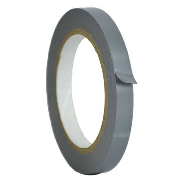 Wod Tape PVC, Gray, 1/2 inch (12mm) W., 5 mil Thickness, 96 PK - WOD VTC605-00500-96-60-GRA