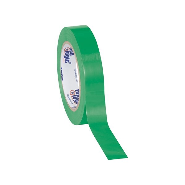 Tape Logic 1'' x 36 yds. Green Tape Logic Solid Vinyl Safety Tape, 48PK - BUY00013717