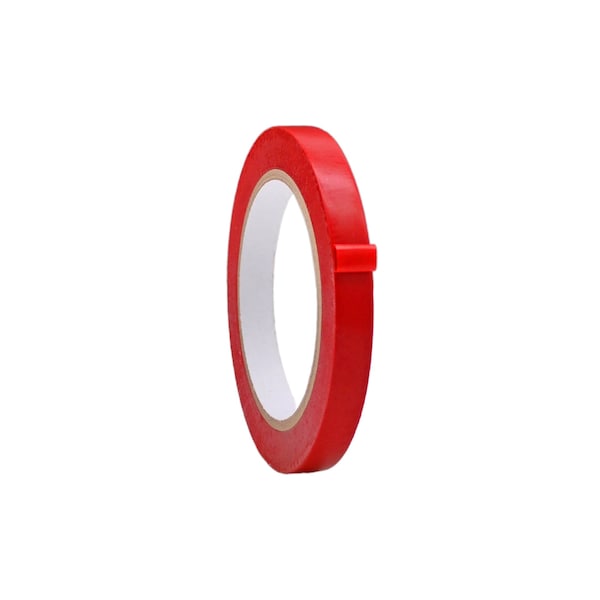 Wod Tape PVC, Red, 1/4 inch (6mm) W., 6 mil Thickness, 192 PK - WOD VTC366-00250-192-36-RED