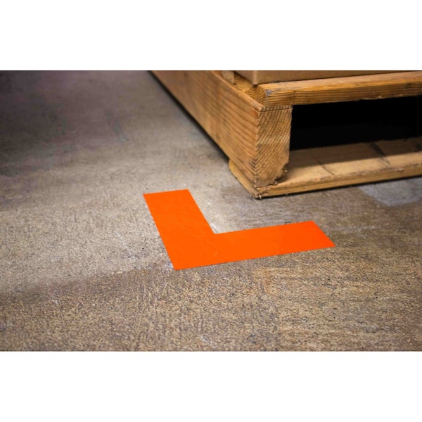 Smart Stripe Smart Stripe Corner, Vinyl film, 7 in W., 7 in L., 4 mil Thickness, 12 PK - SSCQ706