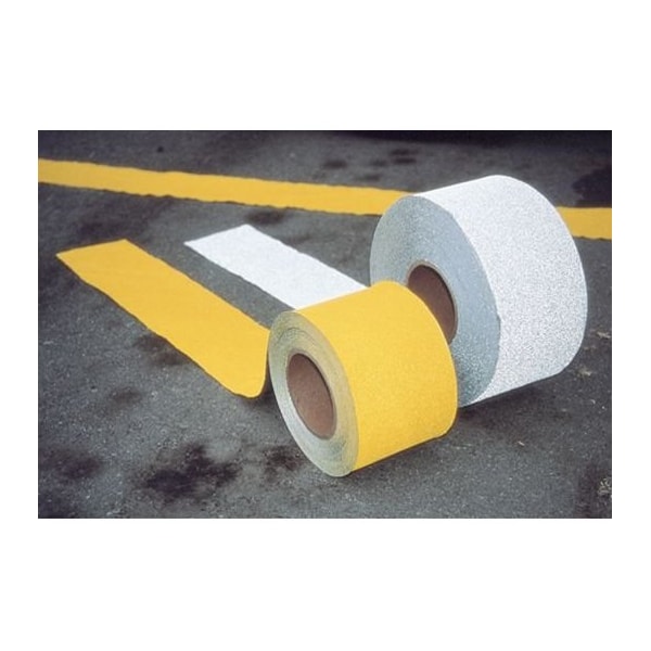 Accuform Pavement Marking Tape, Engineering Grade, 150 ft Length, 4 in Width, 26 mil Thickness, Yellow - FMT420YL