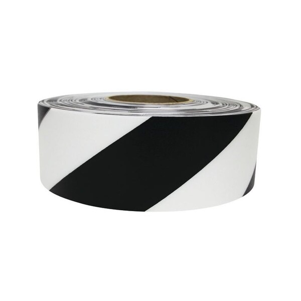 Ergomat Durastripe Aisle Striping - Black/White Hazard 2in x 100ft - DSV2100BK/W